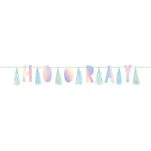 Shimmering Party Iridescent Tassel Garland HOORAY