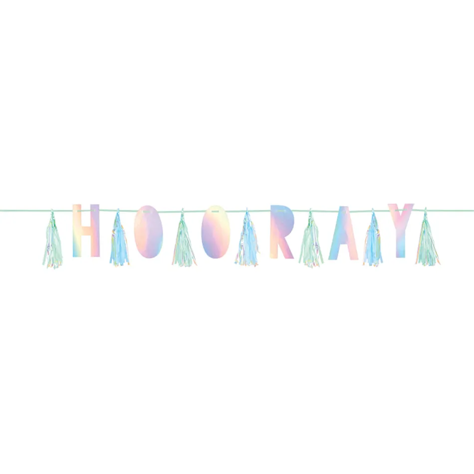 Shimmering Party Iridescent Tassel Garland HOORAY