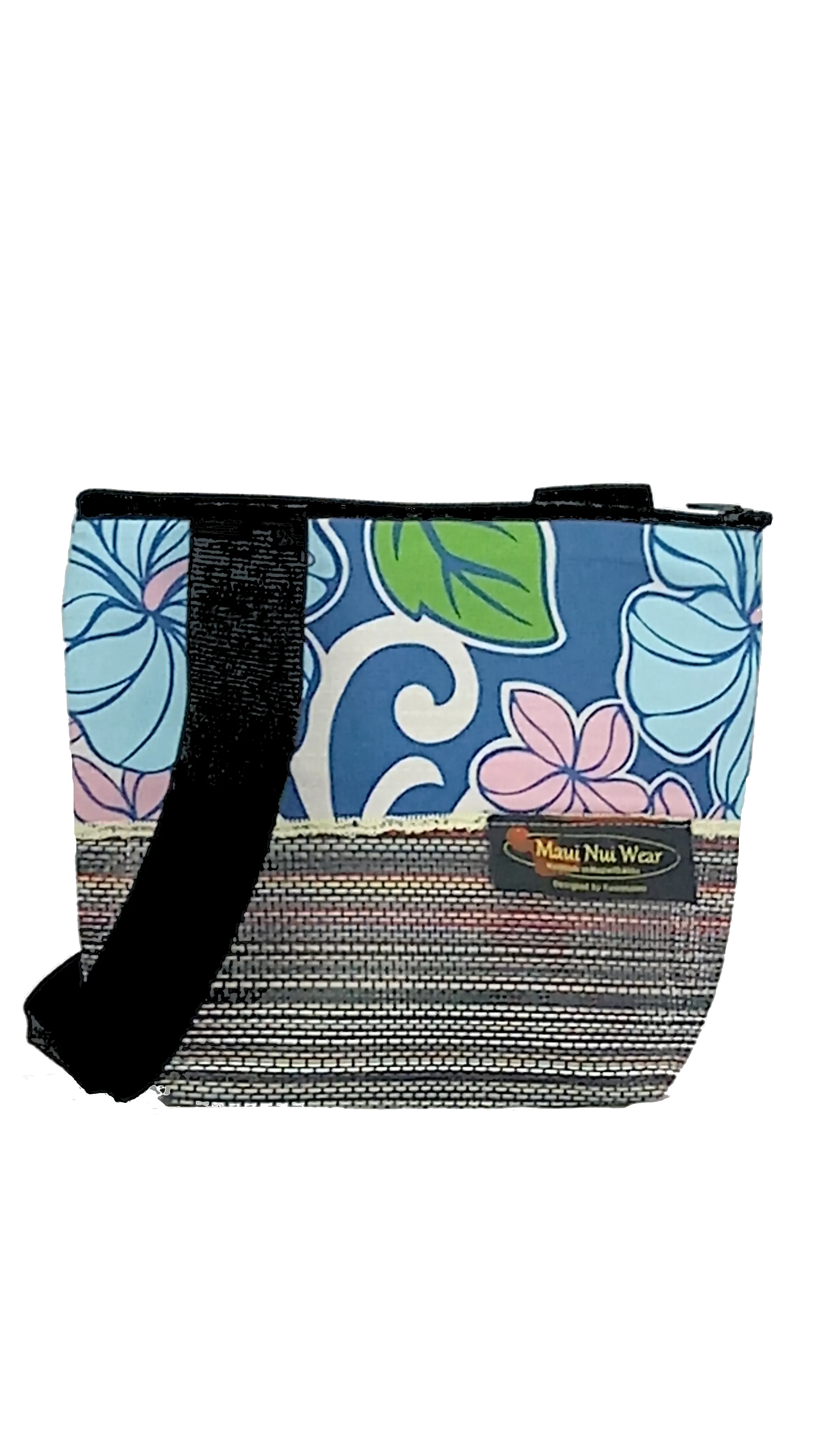 Sm Mesh Tote Bag Floral Polu Long Strap