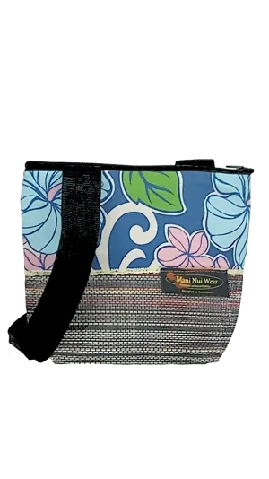 Sm Mesh Tote Bag Floral Polu Long Strap