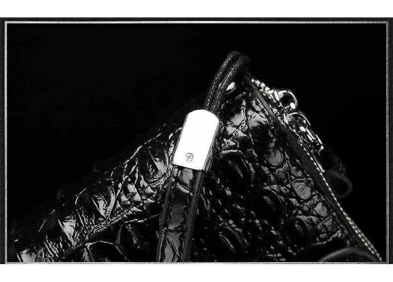 Split Leather | Elegant Crocodile Pattern Men's Clutch - BBC002