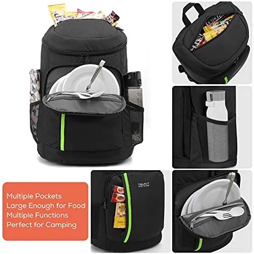 TOURIT Cooler Backpack 30 Cans Lightweight Insulated Backpack Cooler Leak-Proof