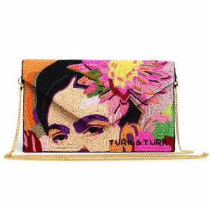 TT-FRIDA Hand Beaded Clutch