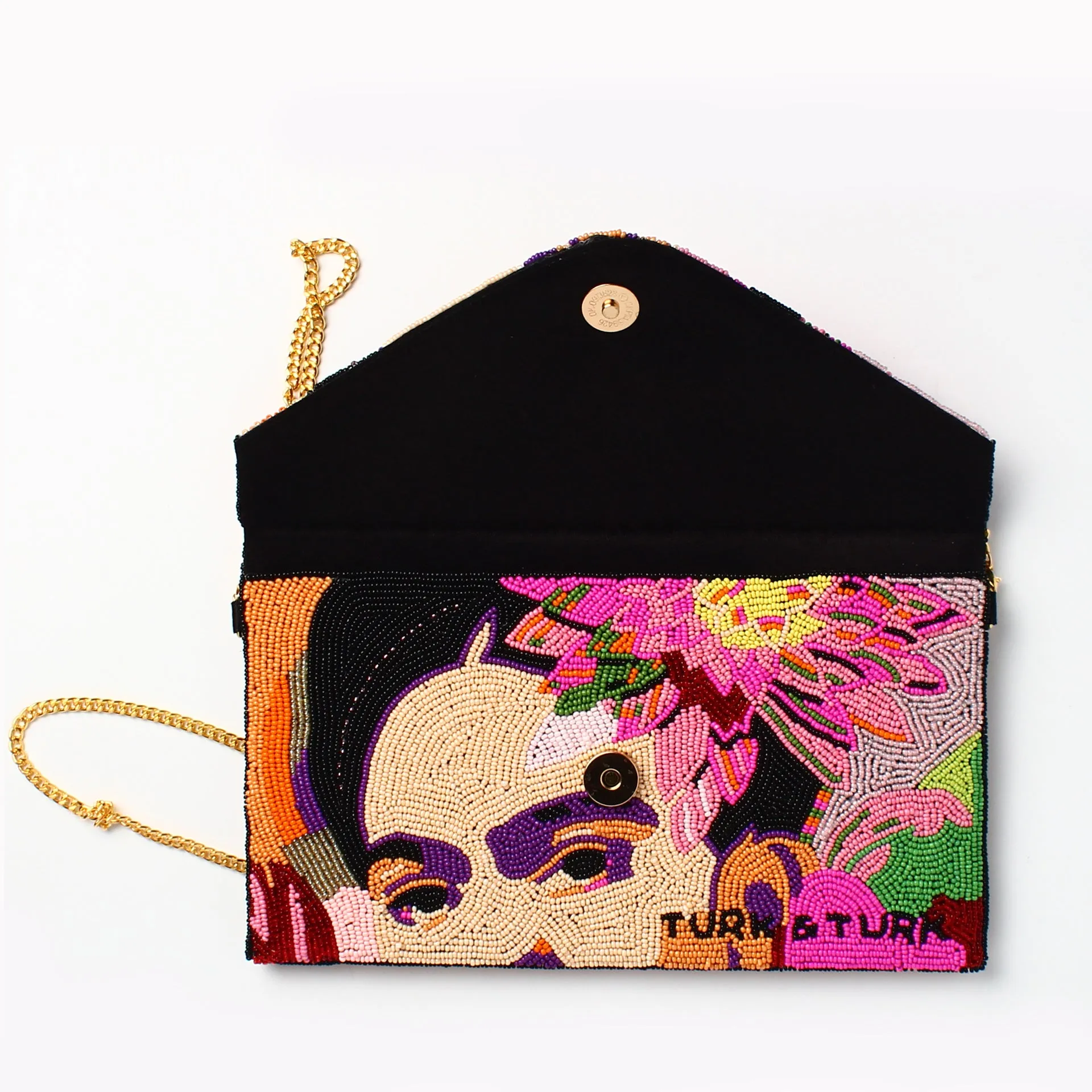 TT-FRIDA Hand Beaded Clutch