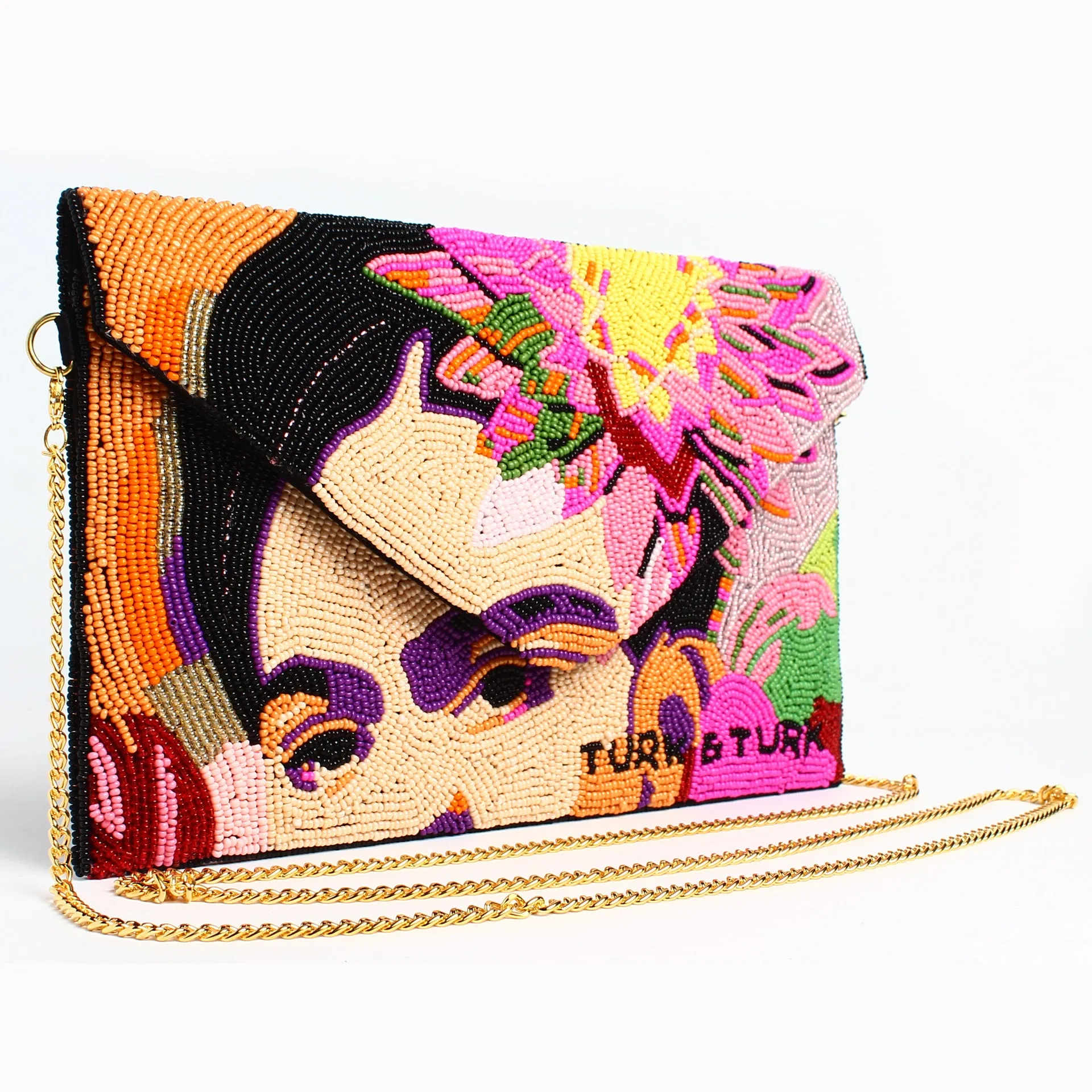 TT-FRIDA Hand Beaded Clutch