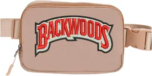 Unisex Backwoods Mini Belt Bag with Adjustable Strap Small Waist Pouch for Workout Running Traveling Hiking (Khaki)
