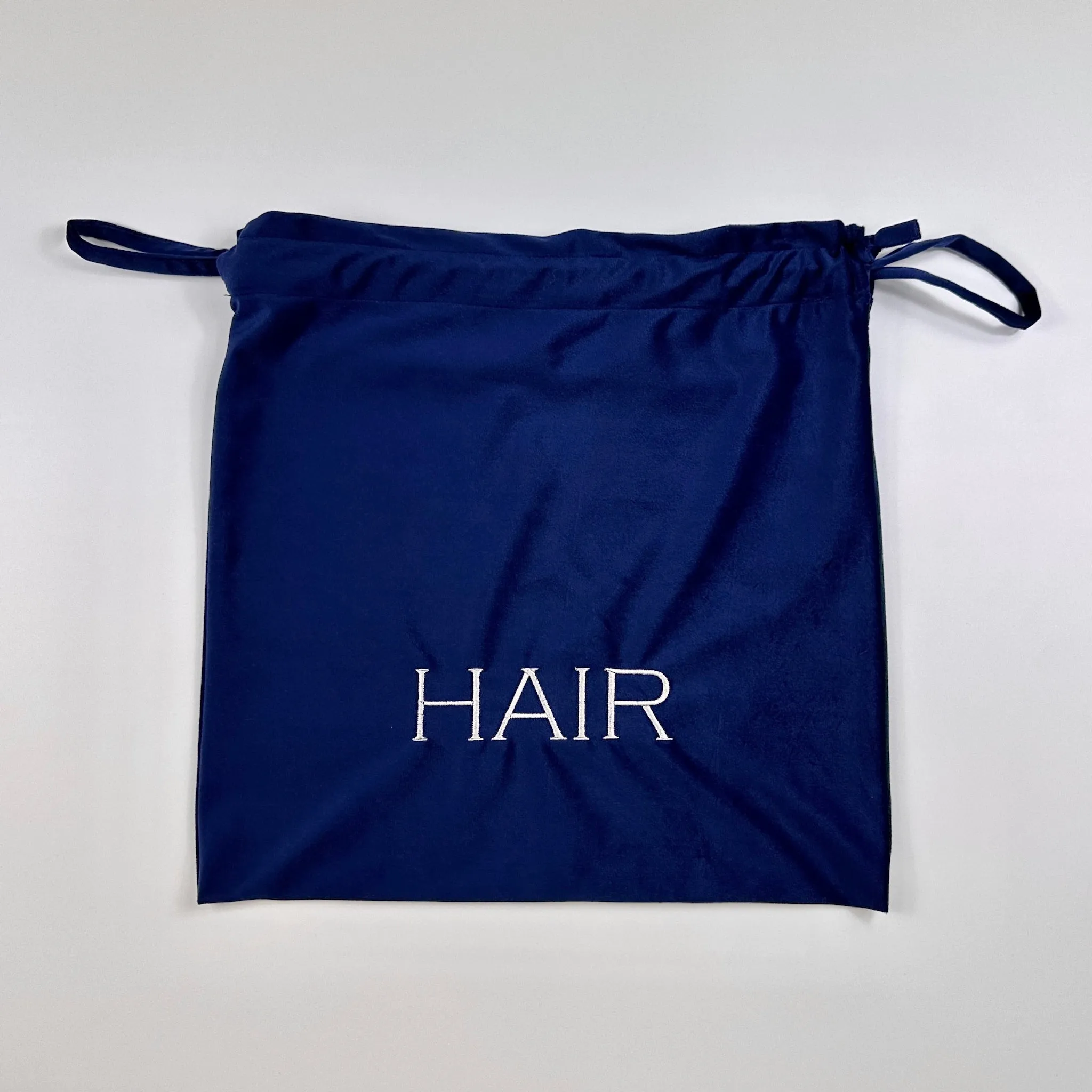 Velvet Bags with Laundry, Hair and Shoe Bag in White and Navy