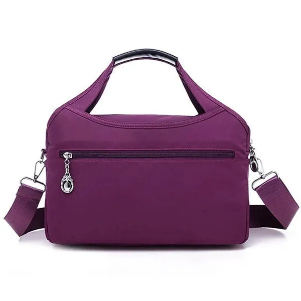 Women Large Capacity Multi-Pocket Shoulder Bag Handbag For Outdoor