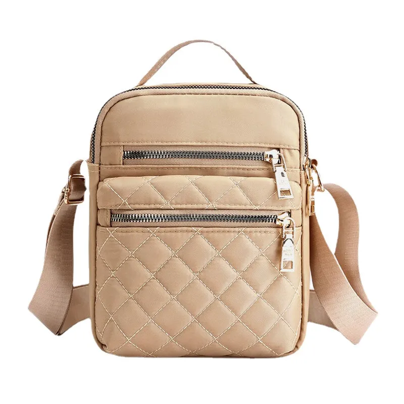 Women Large Capacity Multi-Pocket Waterproof Handbag Shoulder Bag Crossbody