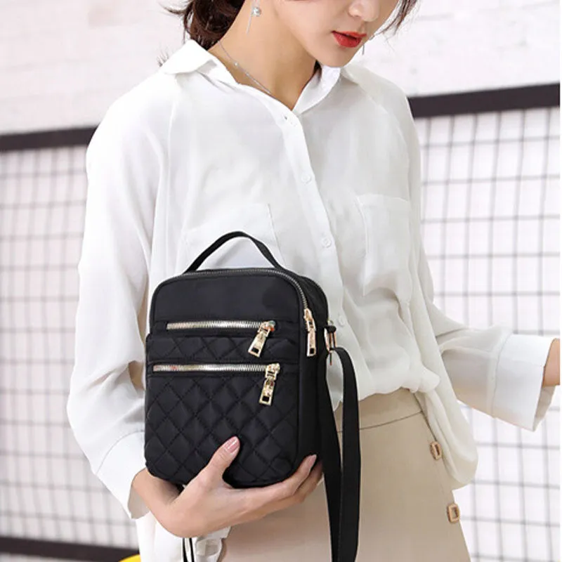 Women Large Capacity Multi-Pocket Waterproof Handbag Shoulder Bag Crossbody