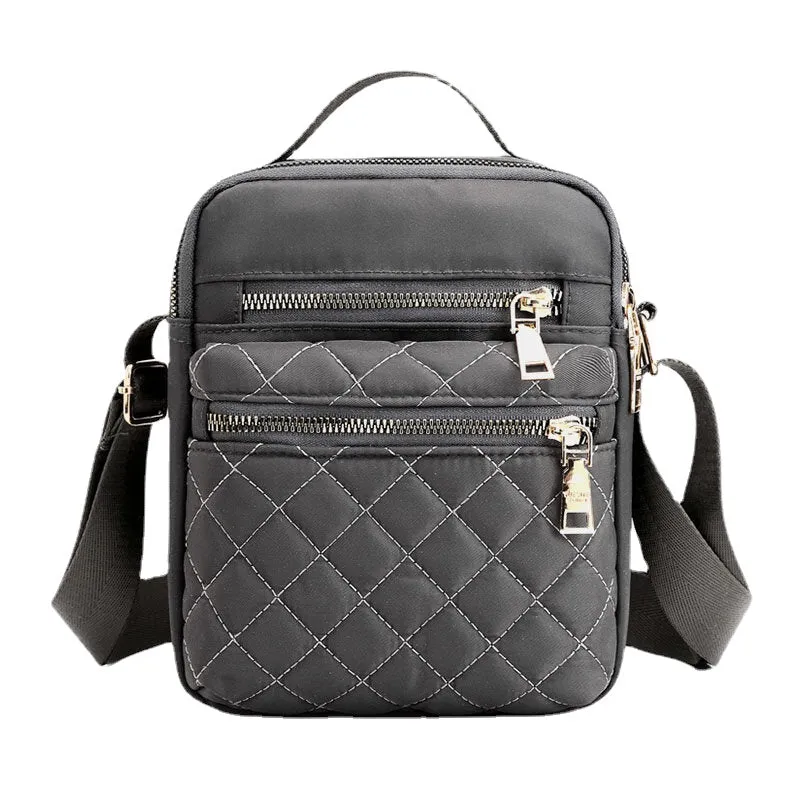 Women Large Capacity Multi-Pocket Waterproof Handbag Shoulder Bag Crossbody